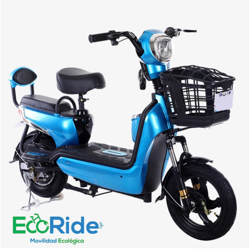 Moto electrica electrica, bicicleta electrica ecoride pasto